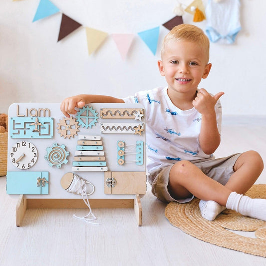 Toddler Busy Board "Sky" - FurniToys